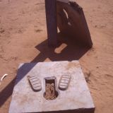 DW worked with OMA (Angola women's organization) on this project to build latrines.