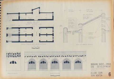 17 Buraymi Souk sections and details.
